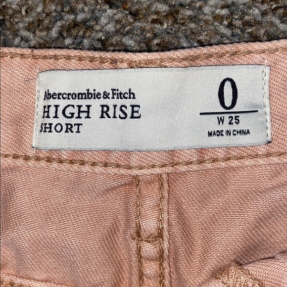 Abercrombie & Fitch Peach Jean Shorts - Picture 2 of 3